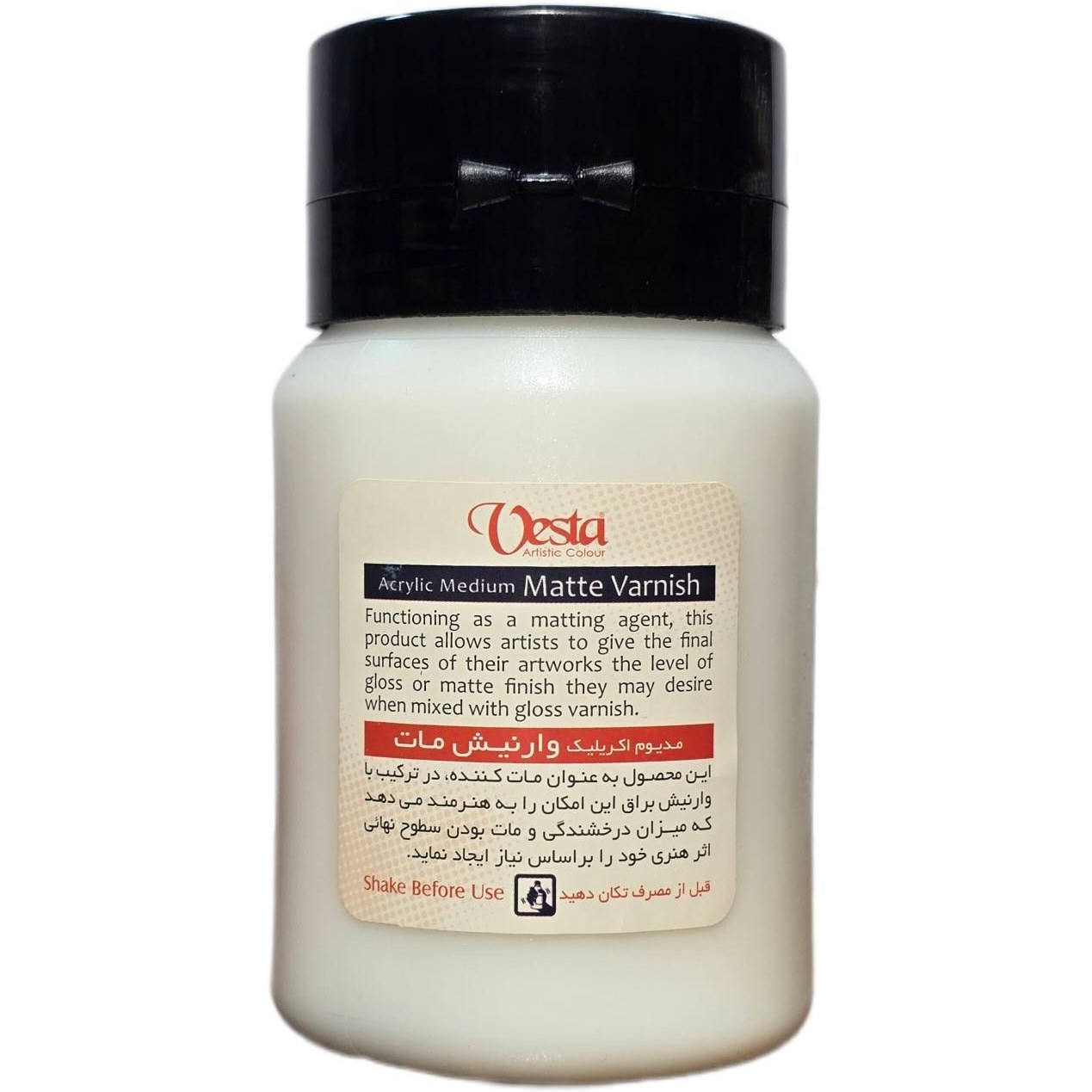 وستا مدیوم اکریلیک وارنیش مات 250 میل