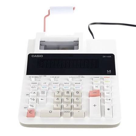 کاسیو ماشین حساب پرینتر دار DR_140R