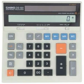 کاسیو ماشین حساب مدل ds_120 tv
