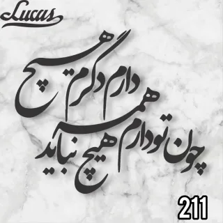 ویلسون حروف کالی گرافی کد 211